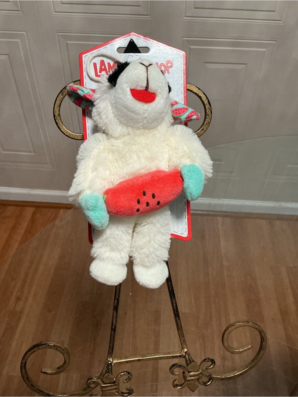 LambChop Plush Dog Toy, Lambchop,  7” Squeaker.